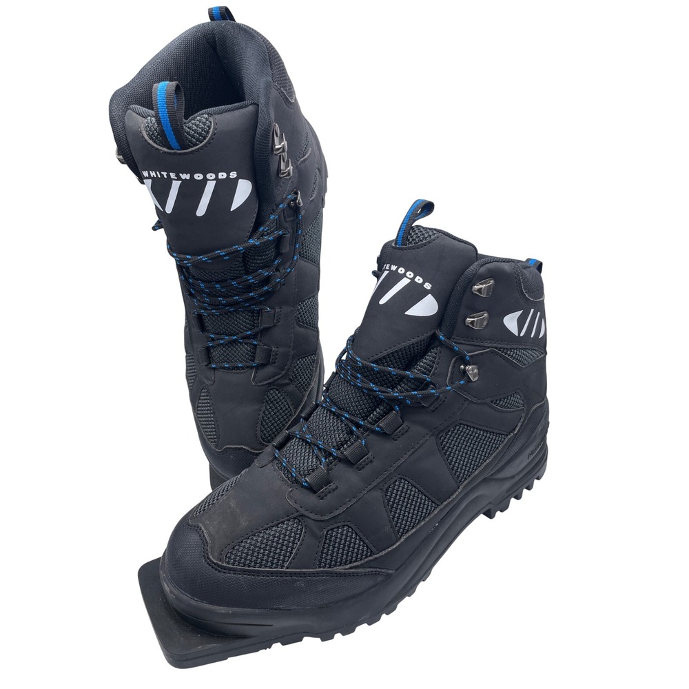 Whitewoods 75mm Nordic Norm Cross Country Ski Boots Thinsulate EUR 44 Black
